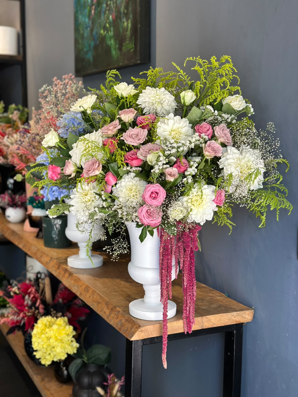 Fresh Arrangement in Medicis Vase — Arrangements by Casablanca Flower Delivery