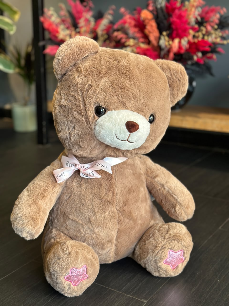 Big Brown Teddy Bear 45 cm — Teddy & Gifts by Casablanca Flower Delivery
