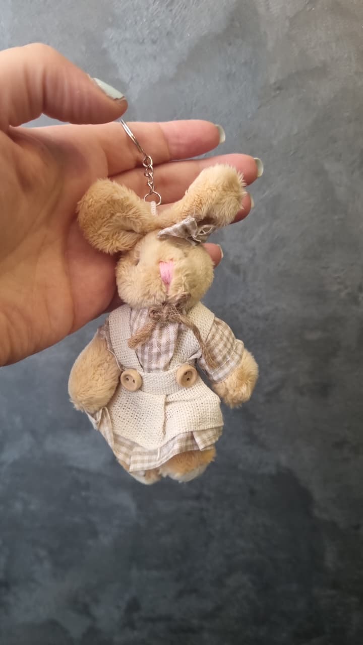 Mini Bear Keyring — Her — Teddy & Gifts by Casablanca Flower Delivery